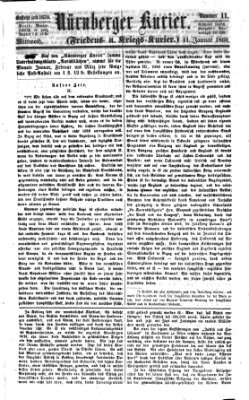 Nürnberger Kurier (Nürnberger Friedens- und Kriegs-Kurier) Mittwoch 11. Januar 1860