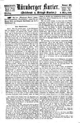 Nürnberger Kurier (Nürnberger Friedens- und Kriegs-Kurier) Freitag 9. März 1860