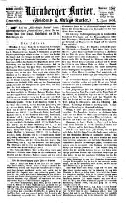 Nürnberger Kurier (Nürnberger Friedens- und Kriegs-Kurier) Donnerstag 7. Juni 1860