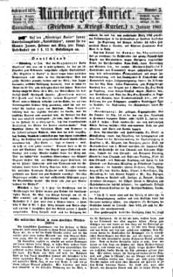 Nürnberger Kurier (Nürnberger Friedens- und Kriegs-Kurier) Samstag 5. Januar 1861