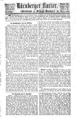 Nürnberger Kurier (Nürnberger Friedens- und Kriegs-Kurier) Dienstag 26. März 1861