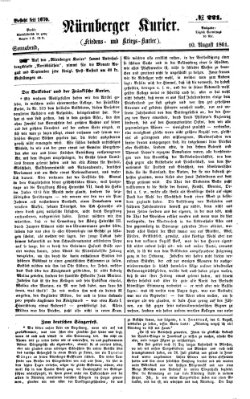 Nürnberger Kurier (Nürnberger Friedens- und Kriegs-Kurier) Samstag 10. August 1861