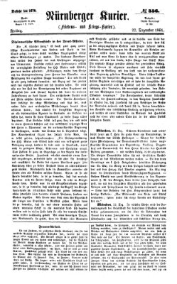 Nürnberger Kurier (Nürnberger Friedens- und Kriegs-Kurier) Freitag 27. Dezember 1861