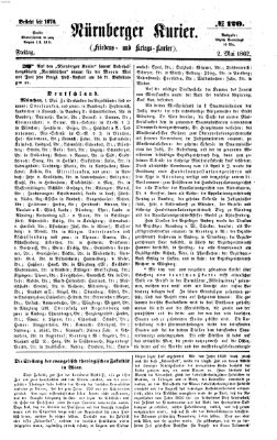 Nürnberger Kurier (Nürnberger Friedens- und Kriegs-Kurier) Freitag 2. Mai 1862