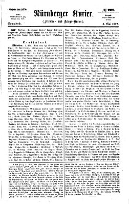 Nürnberger Kurier (Nürnberger Friedens- und Kriegs-Kurier) Samstag 3. Mai 1862