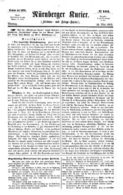 Nürnberger Kurier (Nürnberger Friedens- und Kriegs-Kurier) Montag 26. Mai 1862