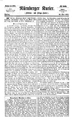 Nürnberger Kurier (Nürnberger Friedens- und Kriegs-Kurier) Freitag 30. Mai 1862