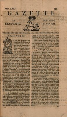 Gazette de Brunswig Mittwoch 30. April 1755