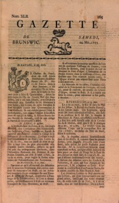 Gazette de Brunswig Samstag 24. Mai 1755