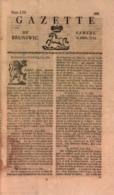 Gazette de Brunswig Samstag 12. Juli 1755