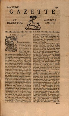 Gazette de Brunswig Mittwoch 12. Mai 1756