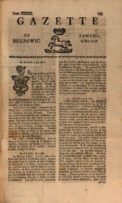 Gazette de Brunswig Samstag 15. Mai 1756