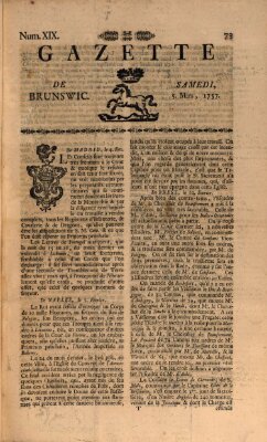 Gazette de Brunswig Samstag 5. März 1757