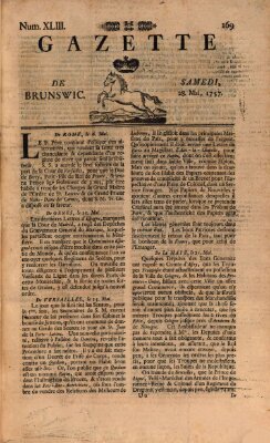 Gazette de Brunswig Samstag 28. Mai 1757