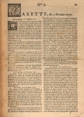 Gazette (Gazette de France) Samstag 5. Februar 1757