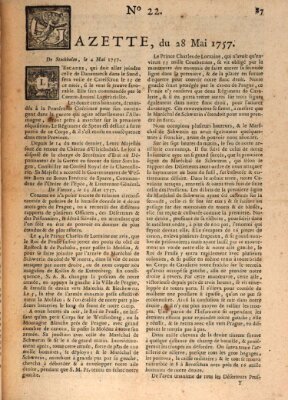 Gazette (Gazette de France) Samstag 28. Mai 1757