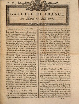 Gazette de France Dienstag 11. Mai 1779