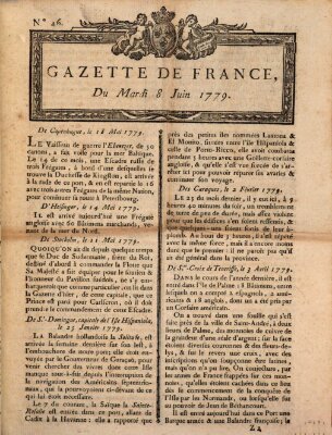 Gazette de France Dienstag 8. Juni 1779