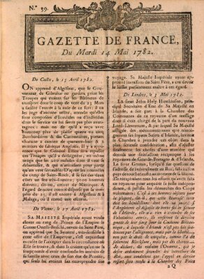 Gazette de France Dienstag 14. Mai 1782