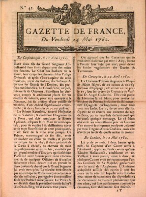 Gazette de France Freitag 24. Mai 1782