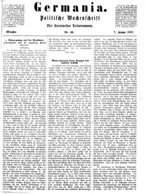 Germania Donnerstag 7. Januar 1869