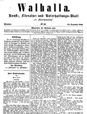 Germania Donnerstag 24. Dezember 1868