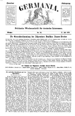 Germania Samstag 17. Juli 1869