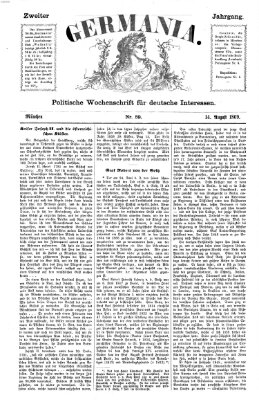 Germania Samstag 14. August 1869