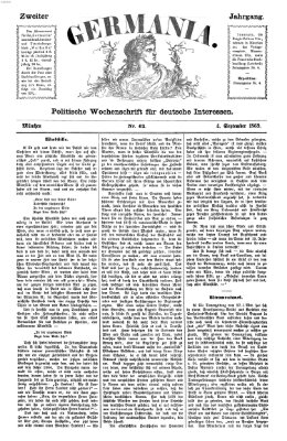 Germania Samstag 4. September 1869