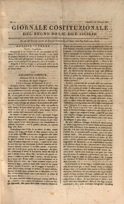 Giornale del Regno delle Due Sicilie Freitag 12. Januar 1821