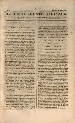 Giornale del Regno delle Due Sicilie Mittwoch 24. Januar 1821