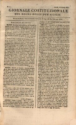 Giornale del Regno delle Due Sicilie Donnerstag 25. Januar 1821