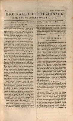 Giornale del Regno delle Due Sicilie Freitag 26. Januar 1821