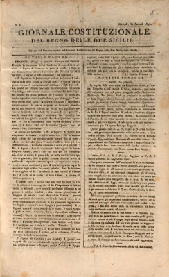 Giornale del Regno delle Due Sicilie Dienstag 30. Januar 1821