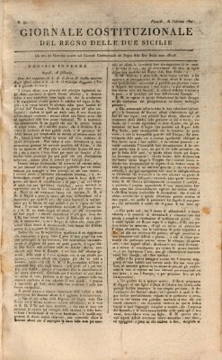 Giornale del Regno delle Due Sicilie Freitag 16. Februar 1821