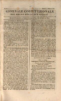 Giornale del Regno delle Due Sicilie Dienstag 20. Februar 1821