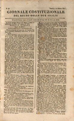 Giornale del Regno delle Due Sicilie Sonntag 25. Februar 1821