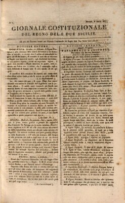 Giornale del Regno delle Due Sicilie Dienstag 6. März 1821