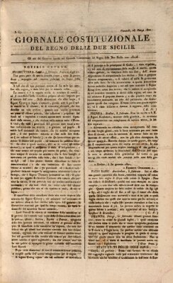 Giornale del Regno delle Due Sicilie Freitag 16. März 1821