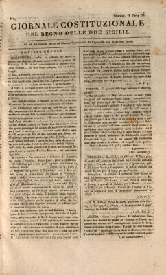 Giornale del Regno delle Due Sicilie Sonntag 18. März 1821