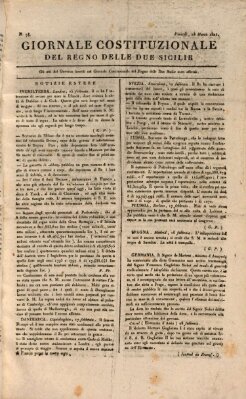 Giornale del Regno delle Due Sicilie Freitag 23. März 1821