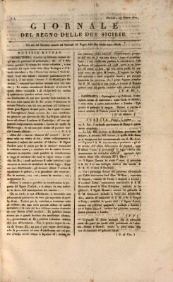 Giornale del Regno delle Due Sicilie Dienstag 27. März 1821