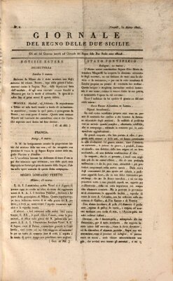 Giornale del Regno delle Due Sicilie Freitag 30. März 1821