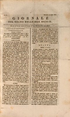 Giornale del Regno delle Due Sicilie Dienstag 10. April 1821