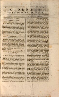 Giornale del Regno delle Due Sicilie Samstag 19. Mai 1821