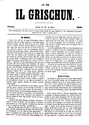 I Grischun Samstag 19. März 1859