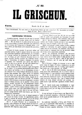 I Grischun Samstag 6. August 1859