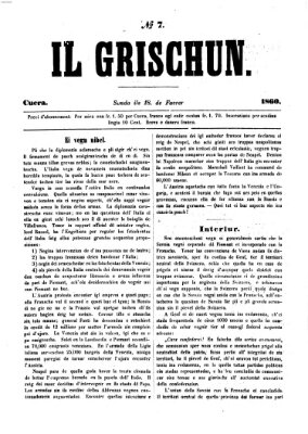 I Grischun Samstag 18. Februar 1860