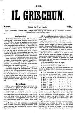 I Grischun Samstag 21. Juli 1860