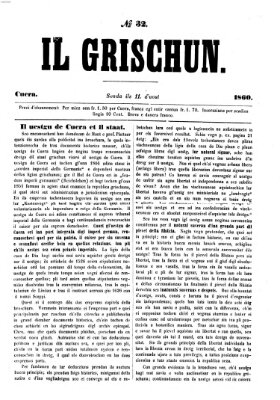 I Grischun Samstag 11. August 1860